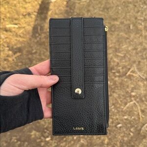 LODIS black leather wallet
